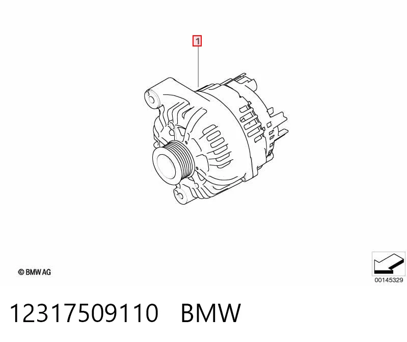 12317509110 BMW Alternator