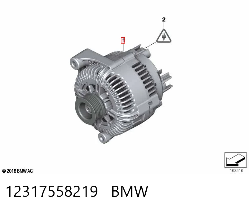 12317558219 BMW Alternator