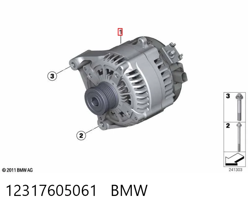 12317605061 BMW Alternator