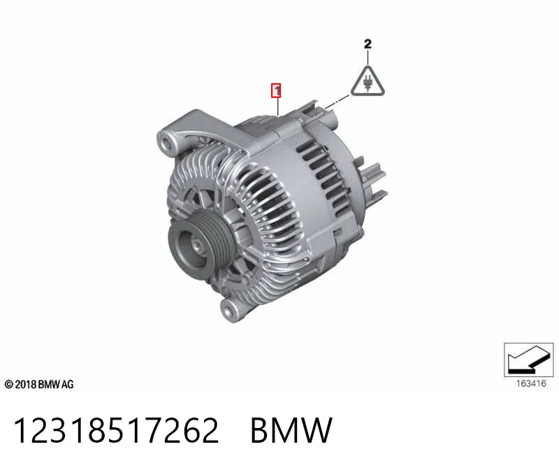 12318517262 BMW Alternator