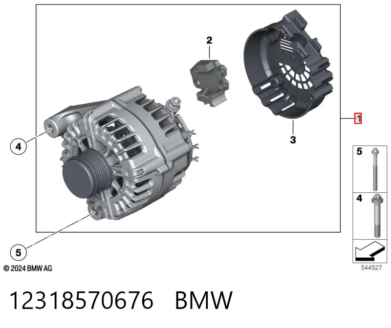 12318570676 BMW Alternator