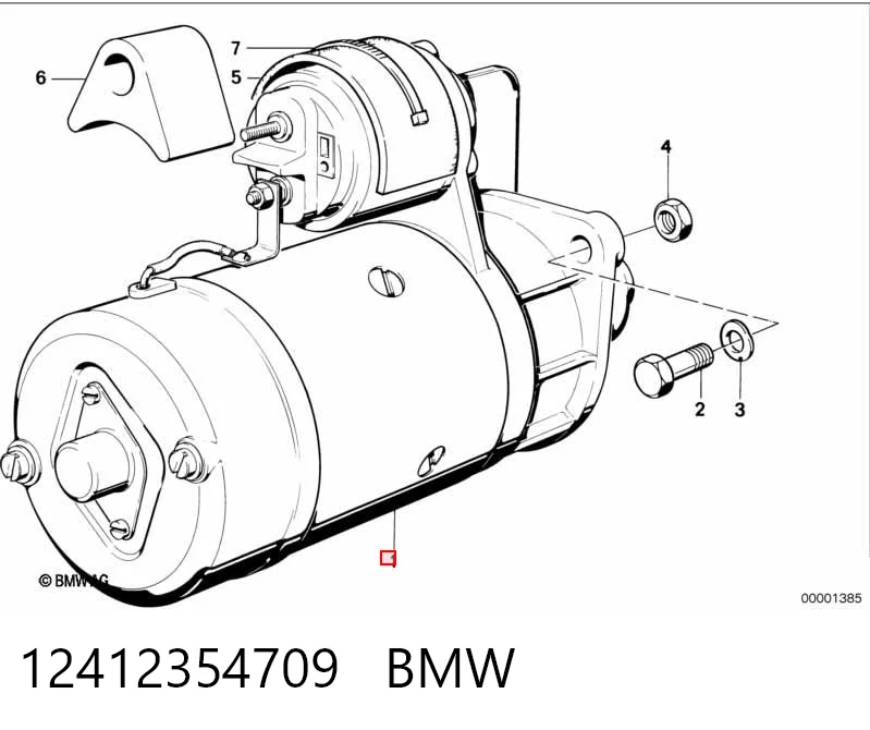 12412354709 BMW Rozrusznik
