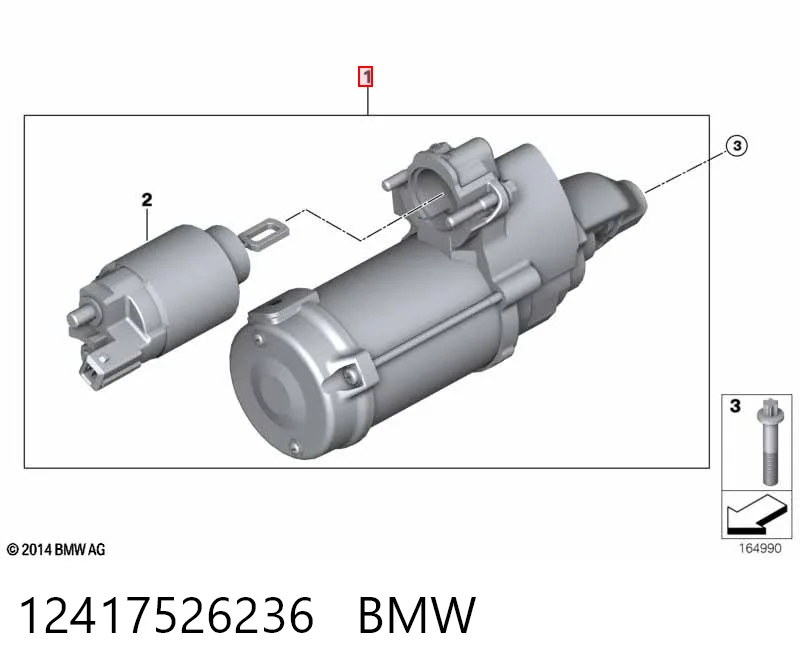 12417526236 BMW Rozrusznik