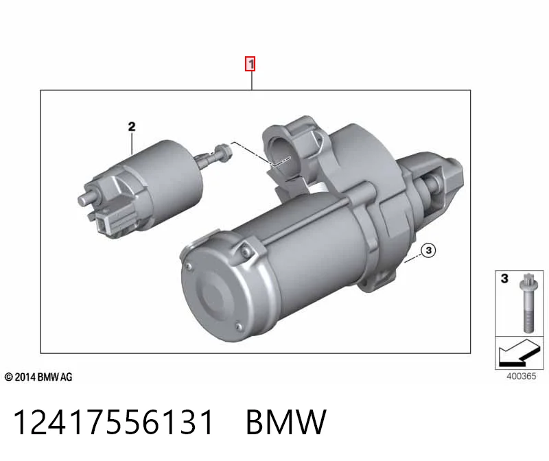 12417556131 BMW Rozrusznik