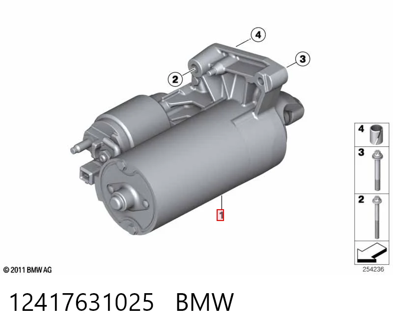 12417631025 BMW Rozrusznik