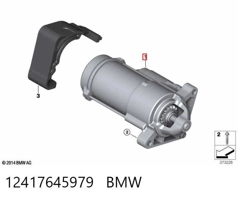12417645979 BMW Rozrusznik