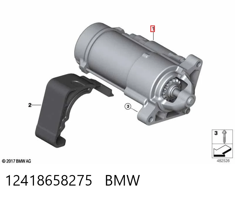 12418658275 BMW Rozrusznik