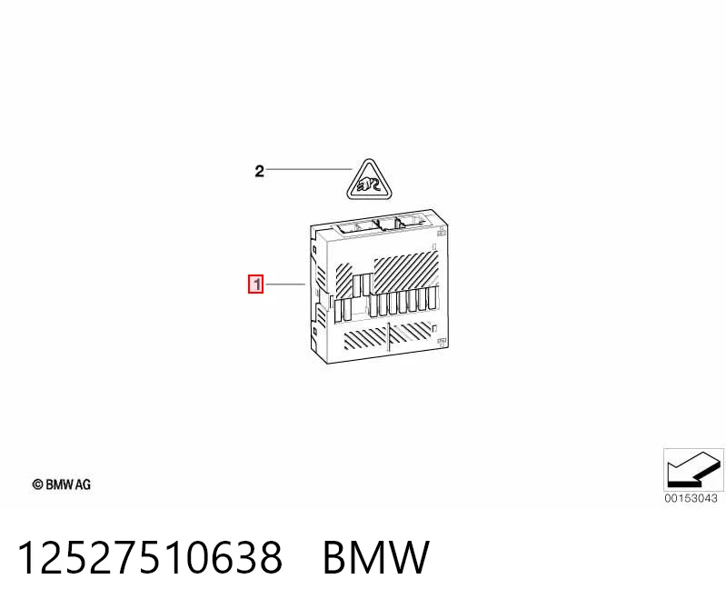 12527510638 BMW Blok komfortu