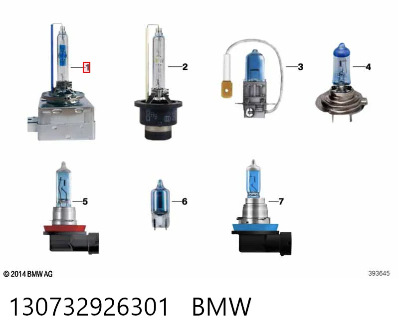 130732926301 BMW Żarówka ksenonowa