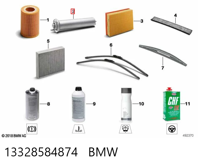 13328584874 BMW Filtr paliwa