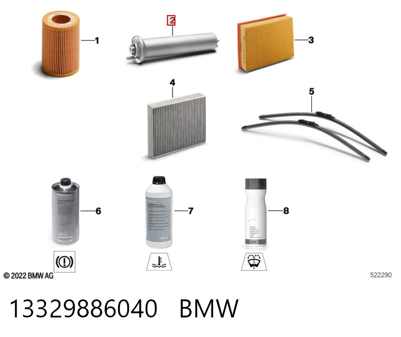 13329886040 BMW Filtr paliwa