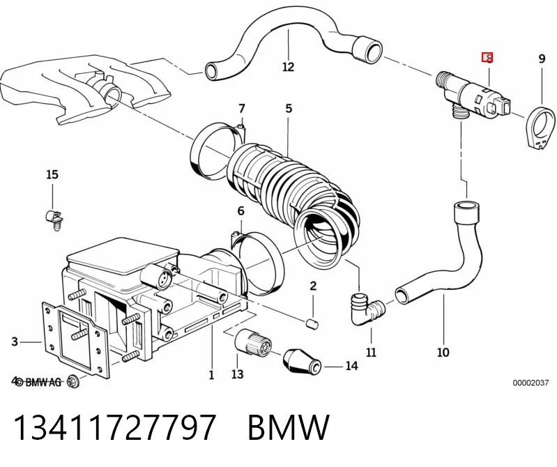 13411727797 BMW Regulator biegu jałowego