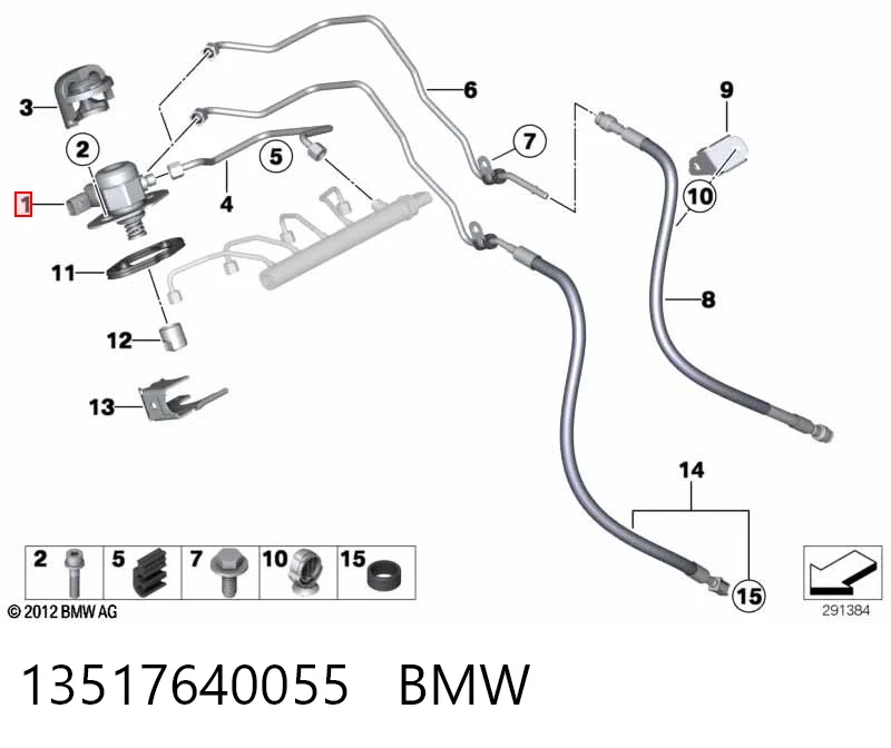 13517640055 BMW Pompa wtryskowa wysokiego ciśnienia