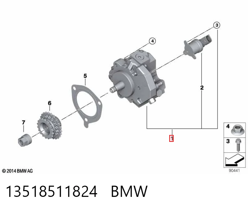 Pompa wtryskowa wysokiego ciśnienia BMW X3 SUV (E83) (2004 - 2010) cena, od 89,79 USD