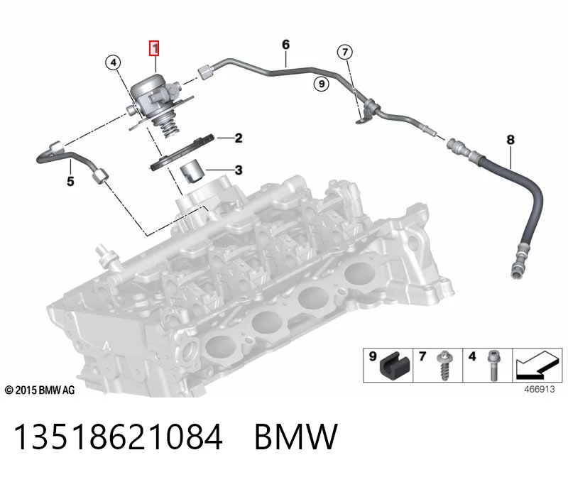 Pompa wtryskowa wysokiego ciśnienia BMW 7 sedana (G11, G12) (2015 - 2022) cena, od 328,41 USD