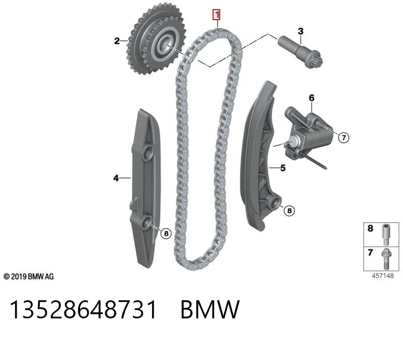 Łańcuch rozrządu BMW 5 