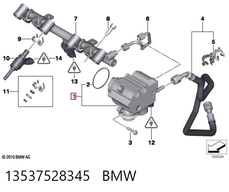13537528345 BMW Pompa wtryskowa wysokiego ciśnienia