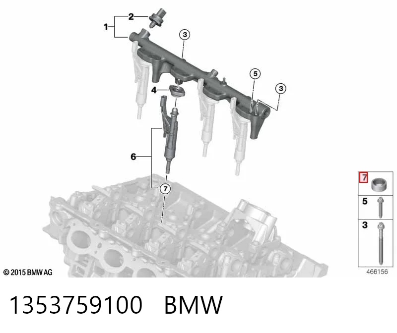 Pierścień uszczelniający wtryskiwacza BMW 1353759100 cena, od 3,70 USD