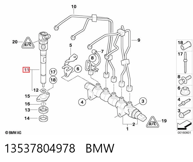  Wtryskiwacz paliwa Mazda 3 
