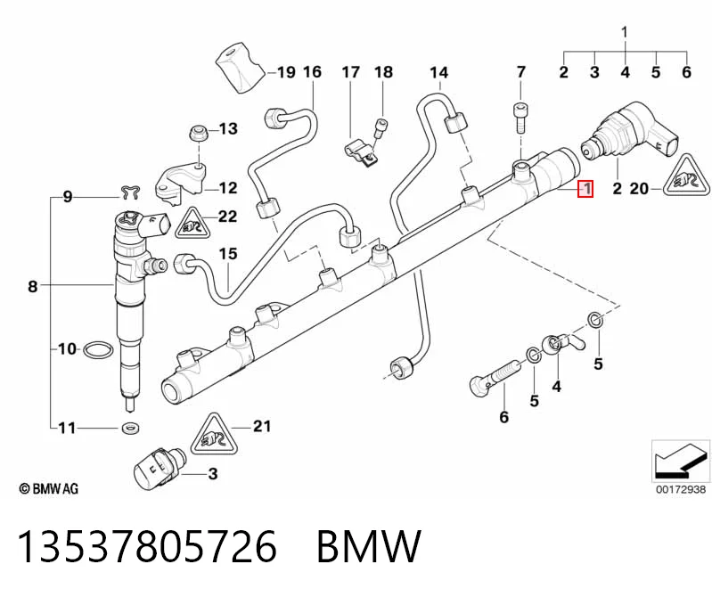 13537805726 BMW Rozdzielacz paliwa