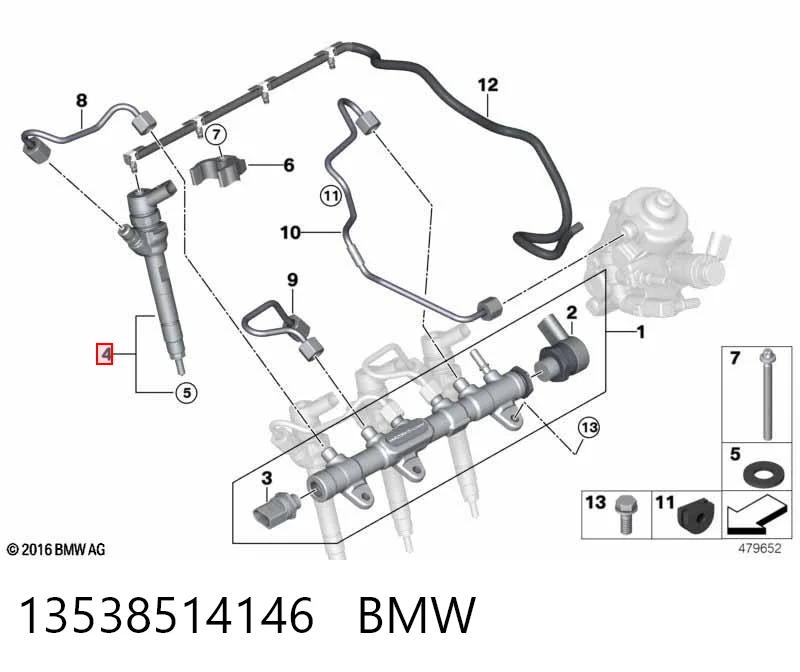 Do koszyka Wtryskiwacz paliwa BMW 2  F23