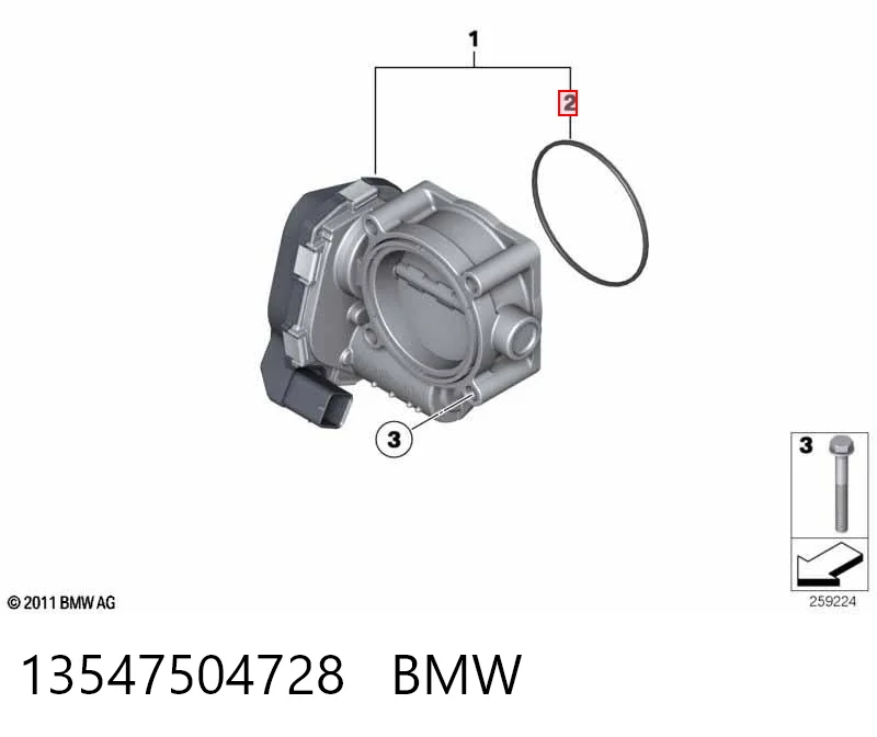 13547504728 BMW Uszczelka korka wlewu oleju