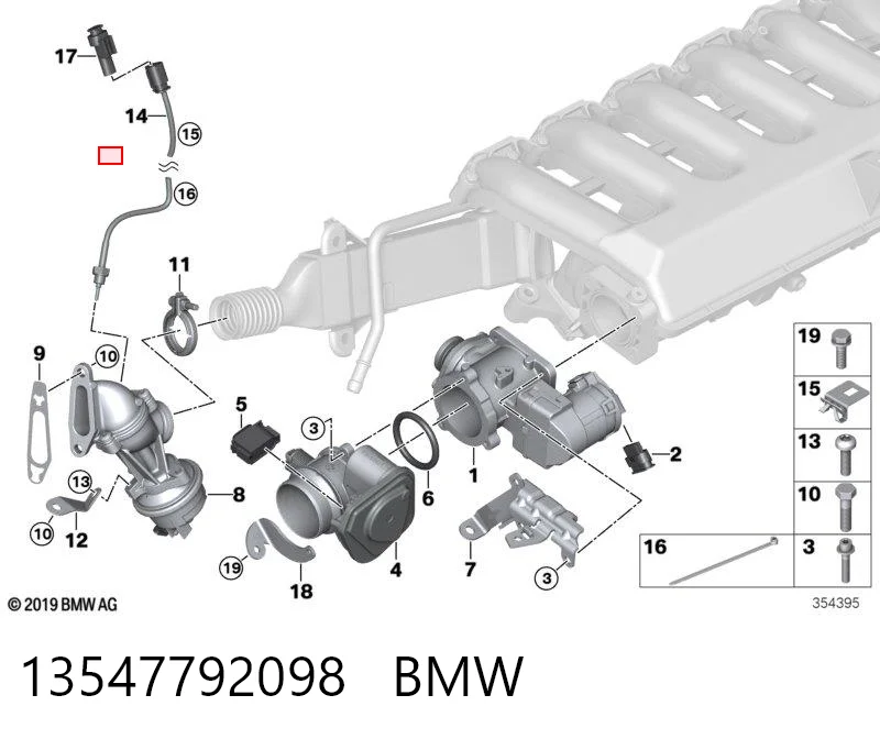 13547792098 BMW Uszczelka korka wlewu oleju