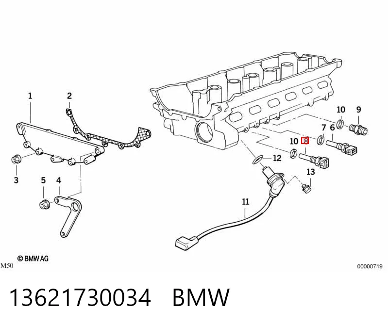 13621730034 BMW Czujnik temperatury płynu chłodzącego
