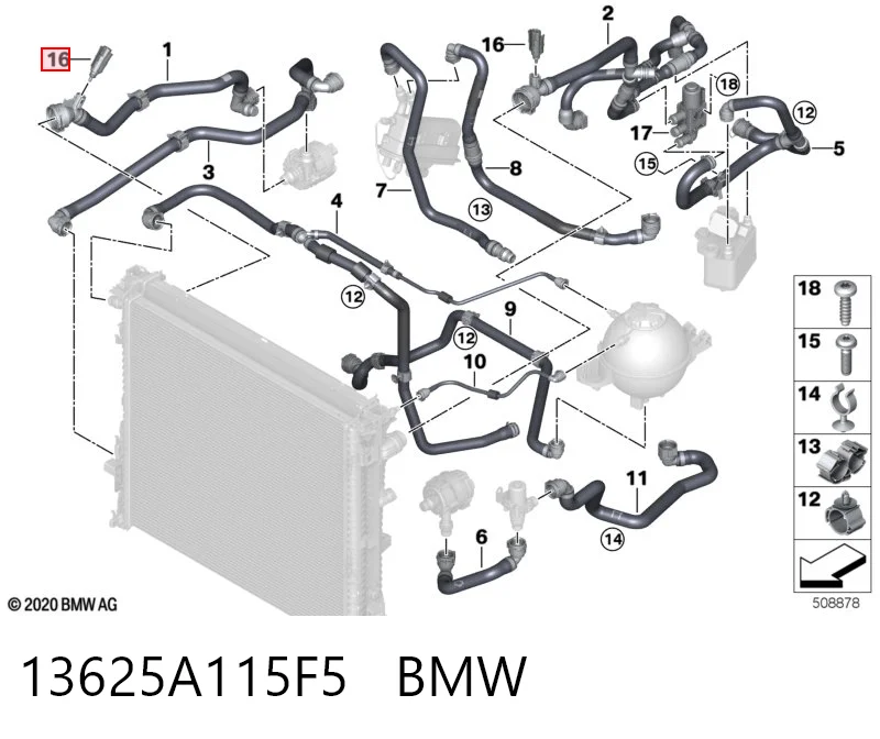 Kupić Czujnik temperatury płynu chłodzącego Mini Cooper  F56 w dobrej cenie