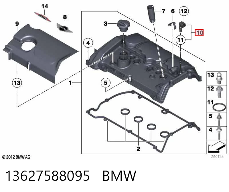 13627588095 BMW Czujnik położenia wałka rozrządu