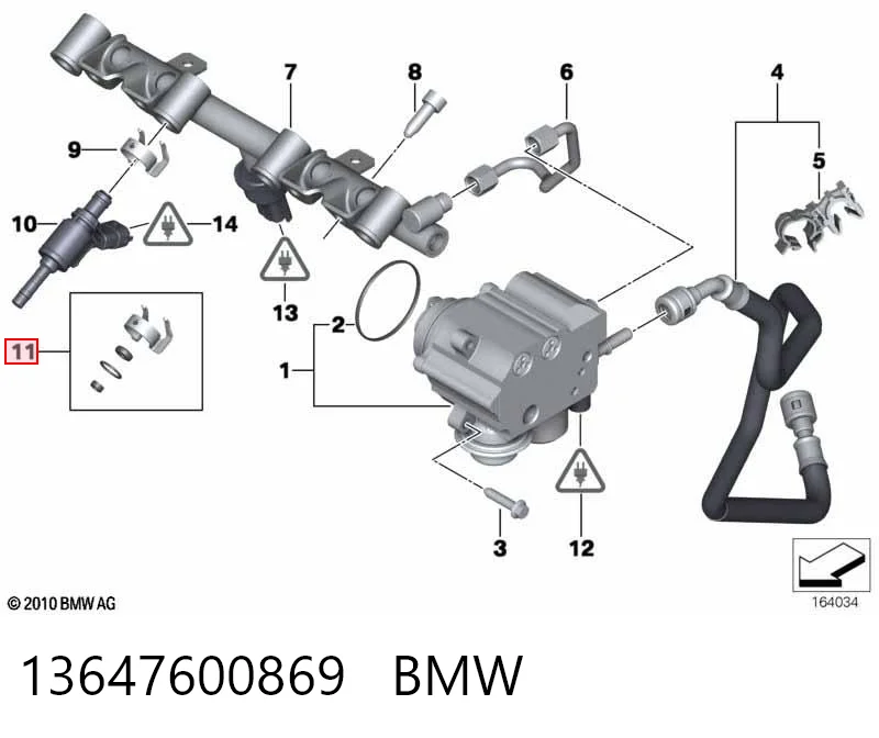 13647600869 BMW Zestaw naprawczy wtryskiwacza