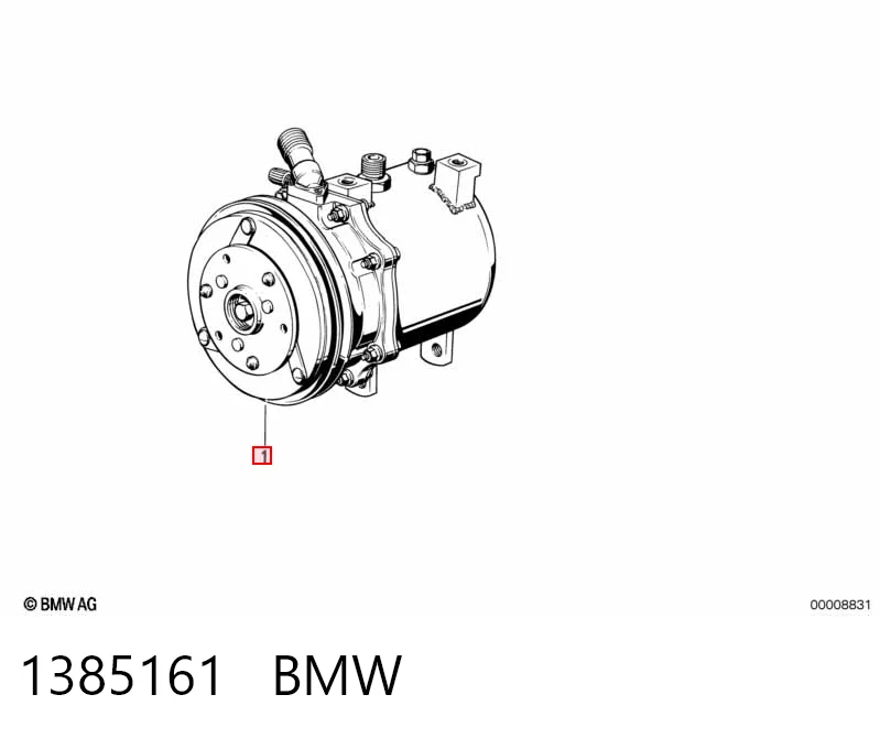 1385161 BMW Sprężarka klimatyzacji