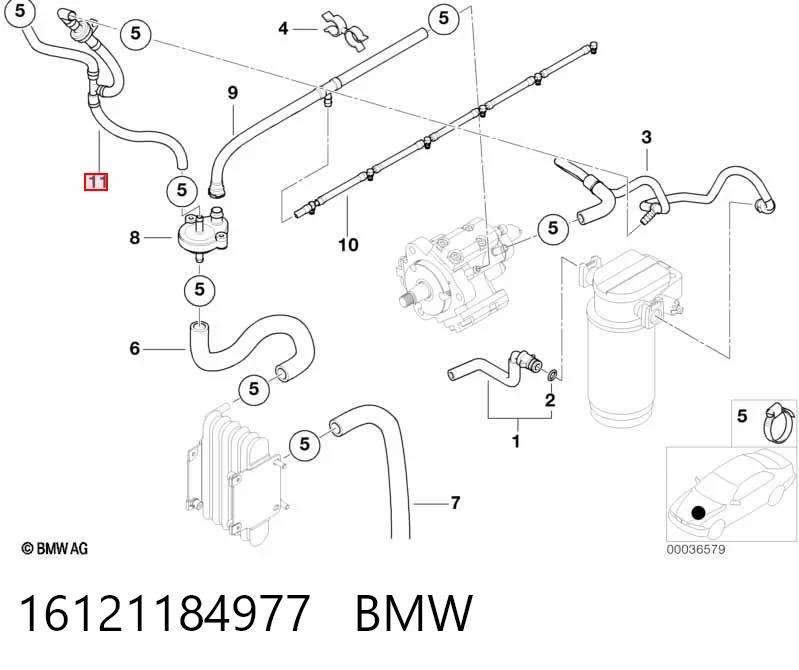 Kupić Zawór zwrotny filtra paliwa BMW 5 E39 w dobrej cenie