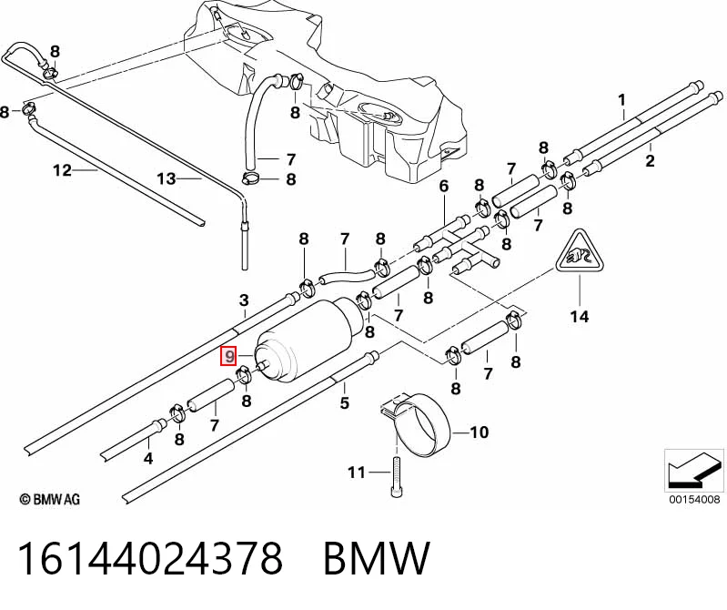 16144024378 BMW Pompa paliwa główna