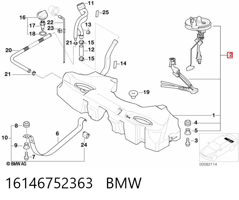 Kupić Zbiornik paliwa BMW 5 E39 w dobrej cenie