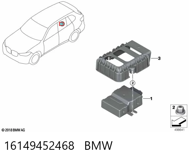16149452468 BMW Sterownik pompy paliwa