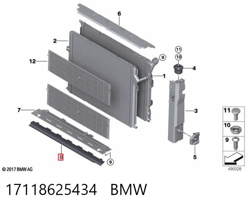 17118625434 BMW 