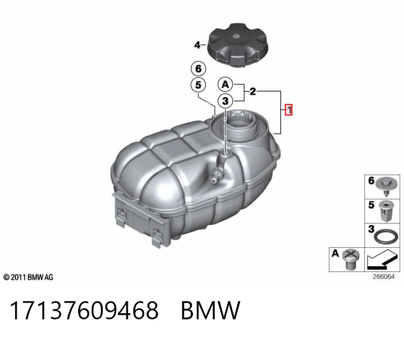 17137609468 BMW Zbiorniczek wyrównawczy układu chłodzenia