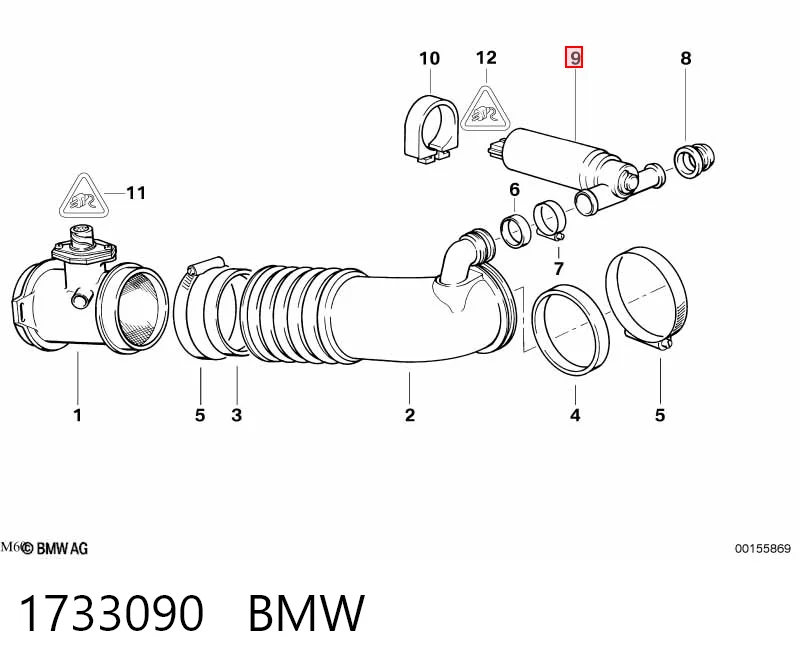 1733090 BMW Regulator biegu jałowego