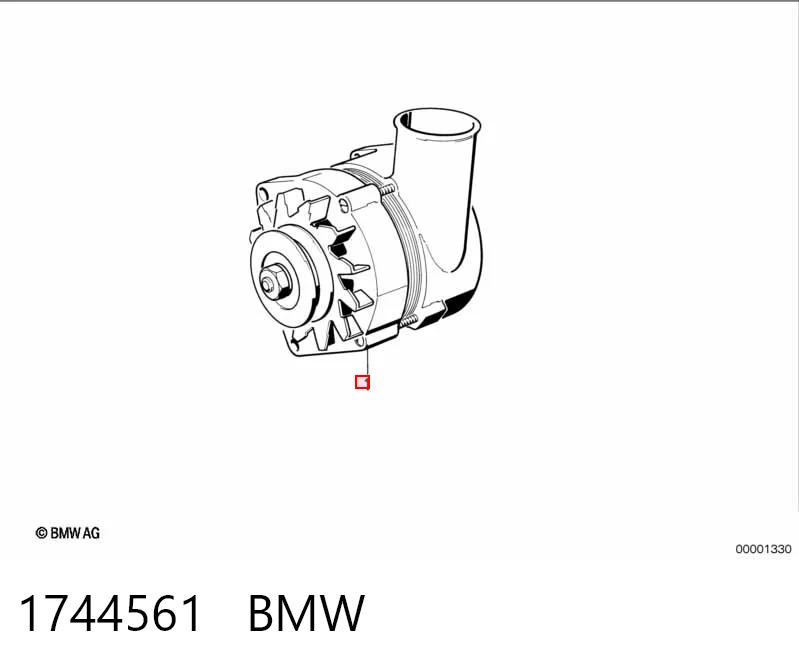 1744561 BMW Alternator