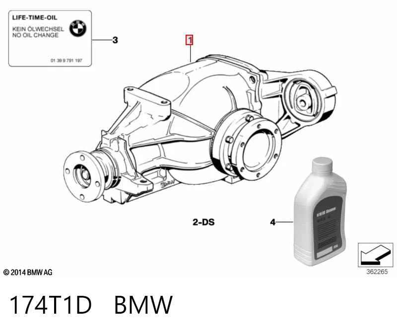 Reduktor mostu tylnego do BMW 3  E36