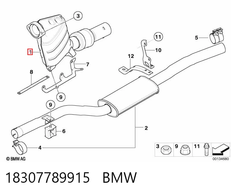 Konwerter-katalizator do BMW 5  E60