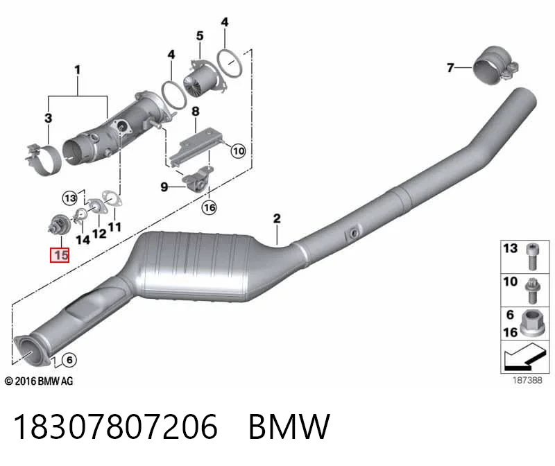 18307807206 BMW Wtryskiwacz AD BLUE