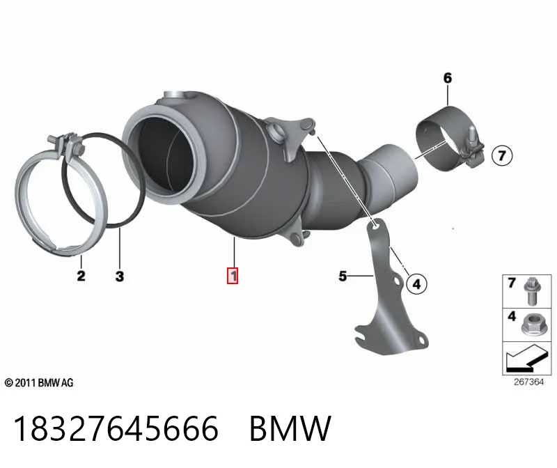 Konwerter-katalizator do BMW 2  F23