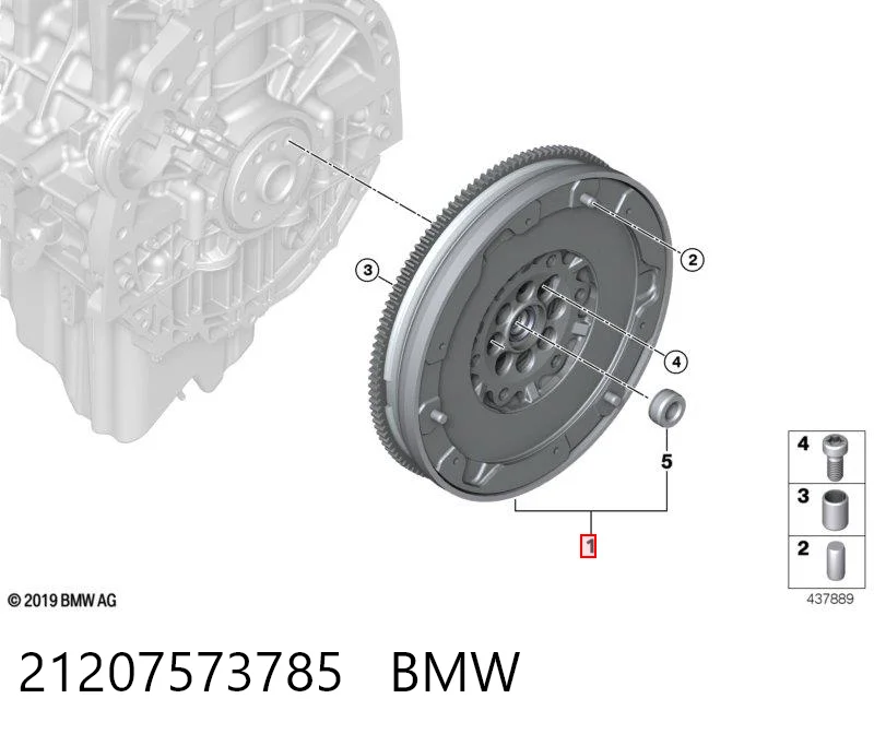 21207573785 BMW Koło zamachowe silnika