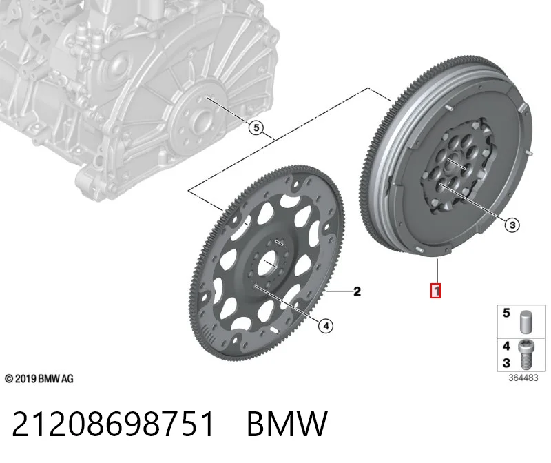 Kupić Koło zamachowe silnika BMW X1  F48 w dobrej cenie