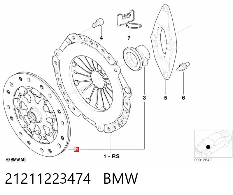  Tarcza sprzęgła BMW 5 