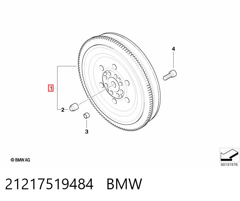 21217549441 BMW Koło zamachowe silnika