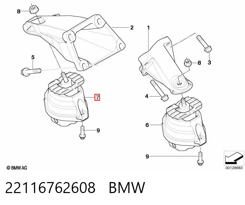 22116762608 BMW