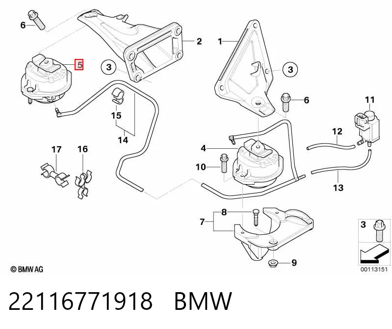 22116771918 BMW